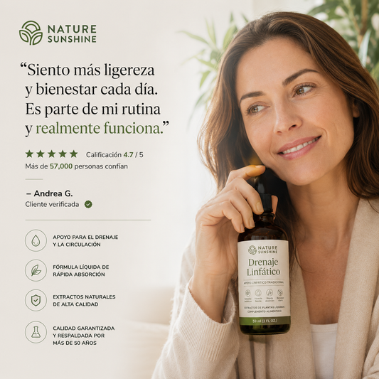 DRENAJE LINFÁTICO NATURAL EN GOTAS