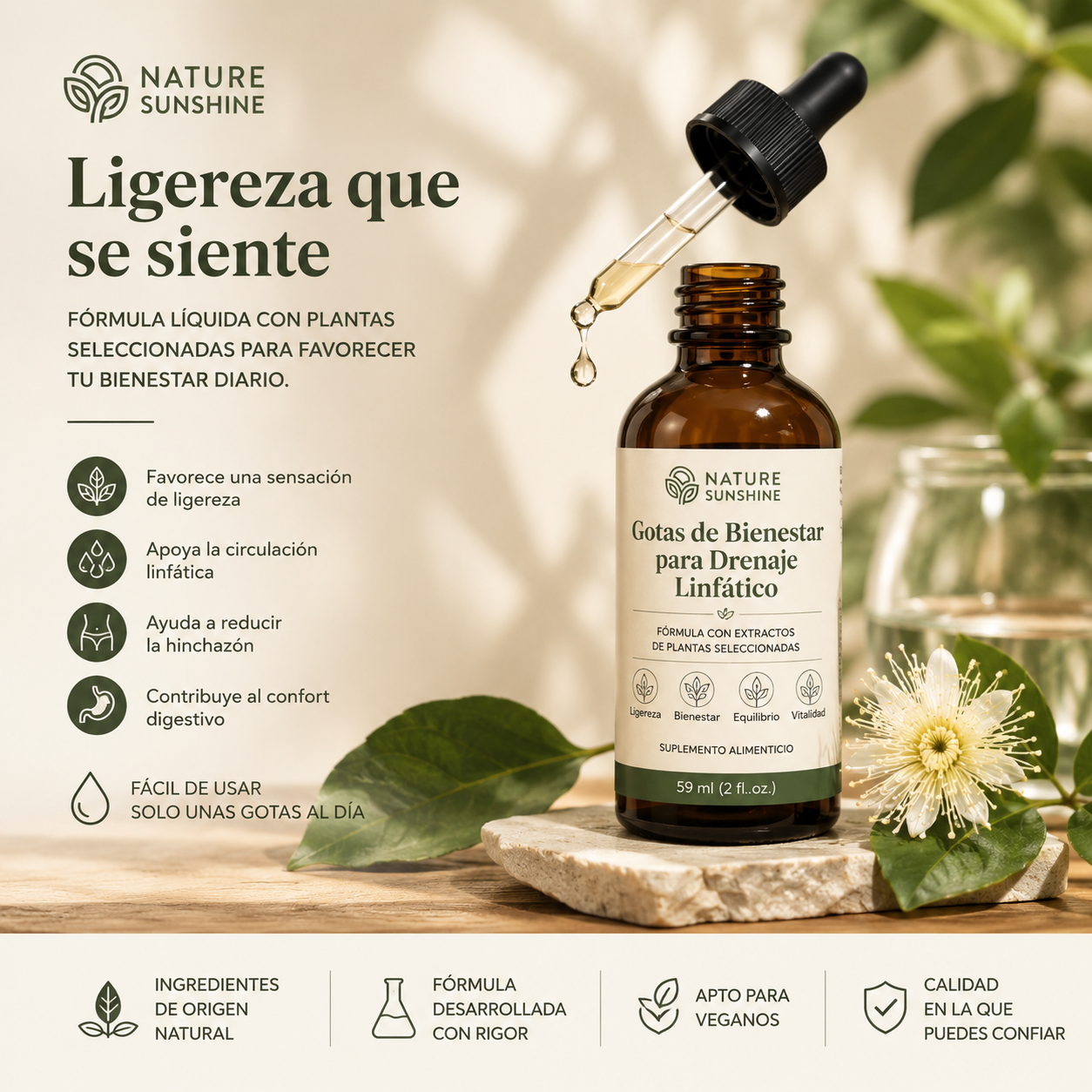 DRENAJE LINFÁTICO NATURAL EN GOTAS